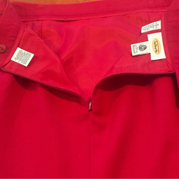 Talbots Dark Red Worsted Wool Pencil Skirt, Size 10 - Picture 3 of 10